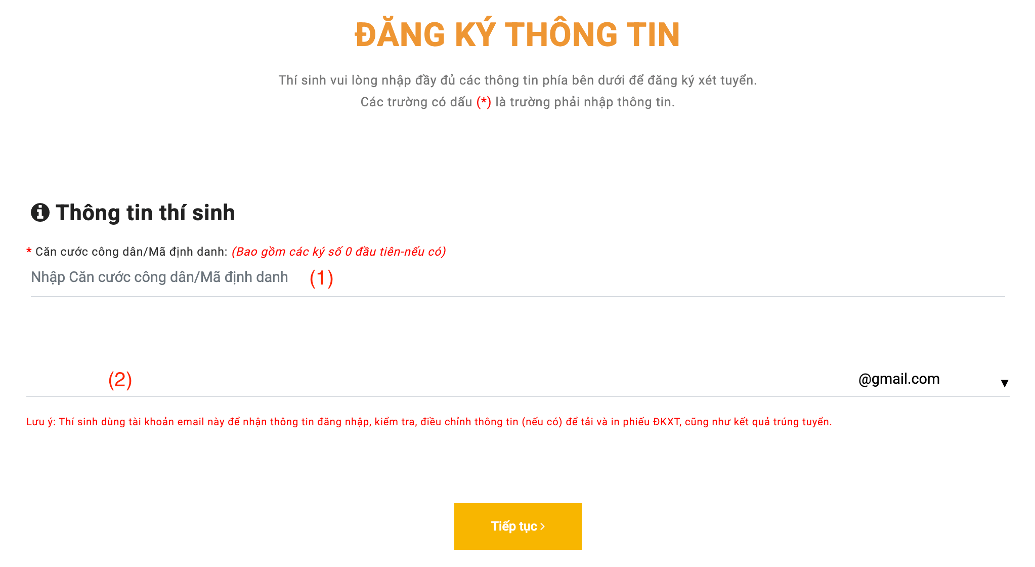 Hướng dẫn xét tuyển học bạ thpt