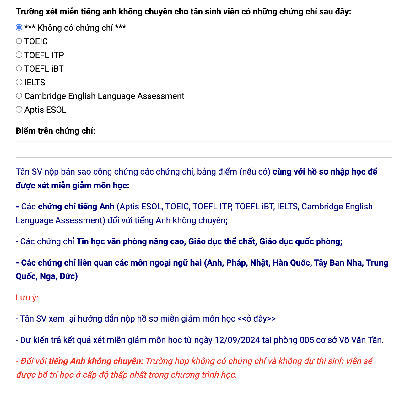 Hướng dẫn đăng ký nhập học trực tuyến