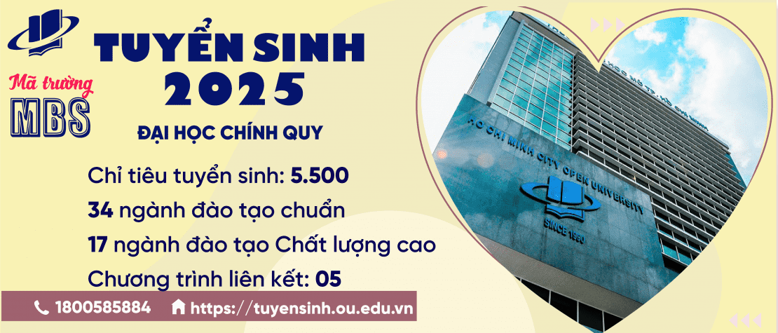 Thông tin tuyển sinh Đại học chính quy năm 2025
